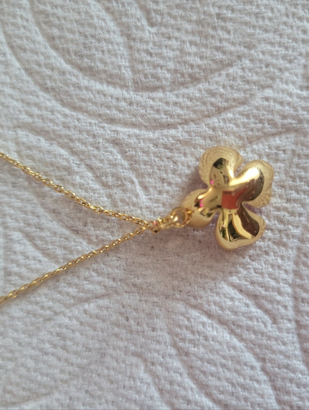 kate spade Pink and Gold Floral Necklace with Matching Earrings - Picture 8 of 8